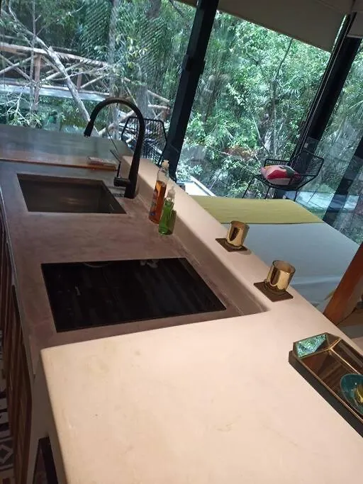 Appartamento Reflective Jungle Treehouse With Plunge Pool Tulum